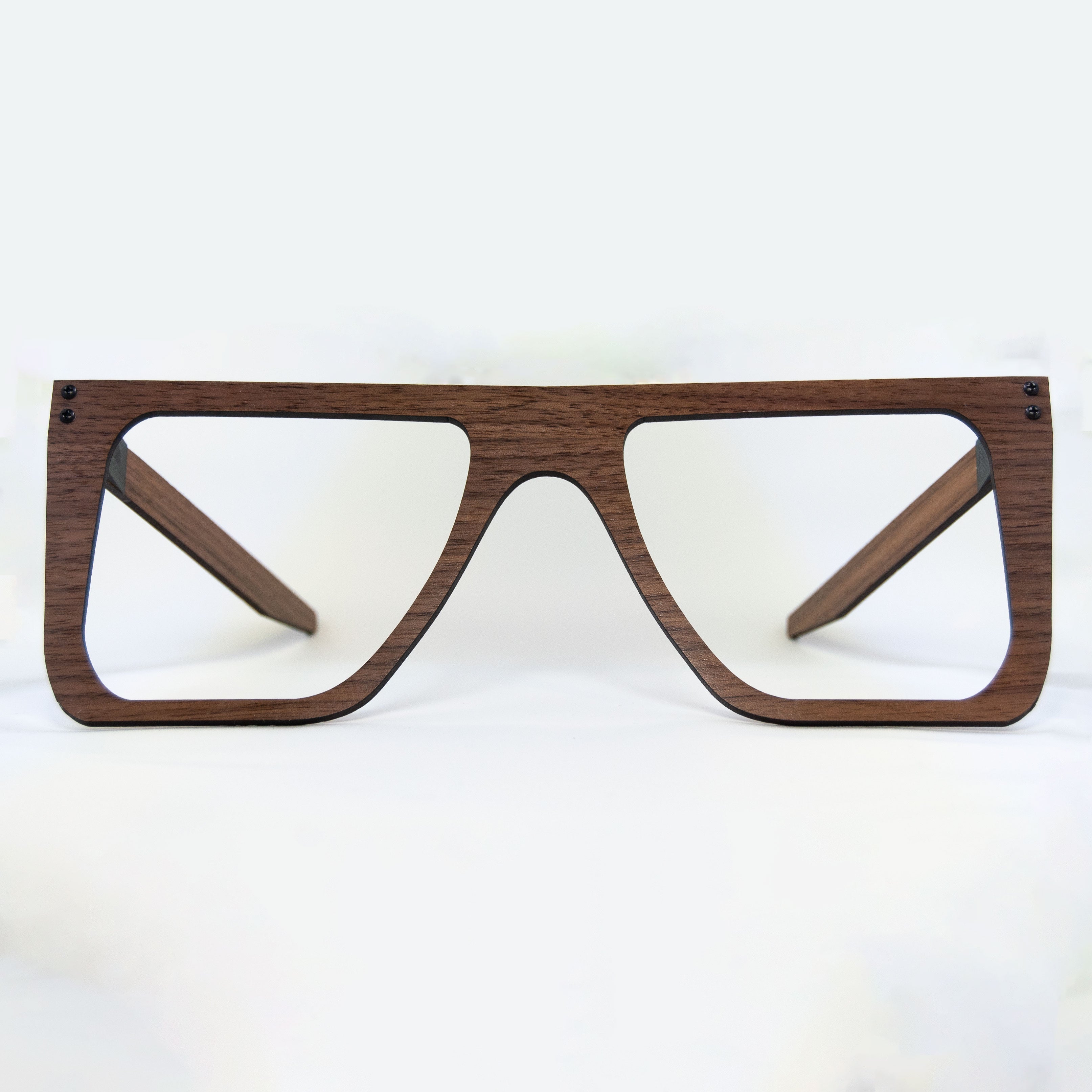 Wooden Nerdy Fursuit Glasses