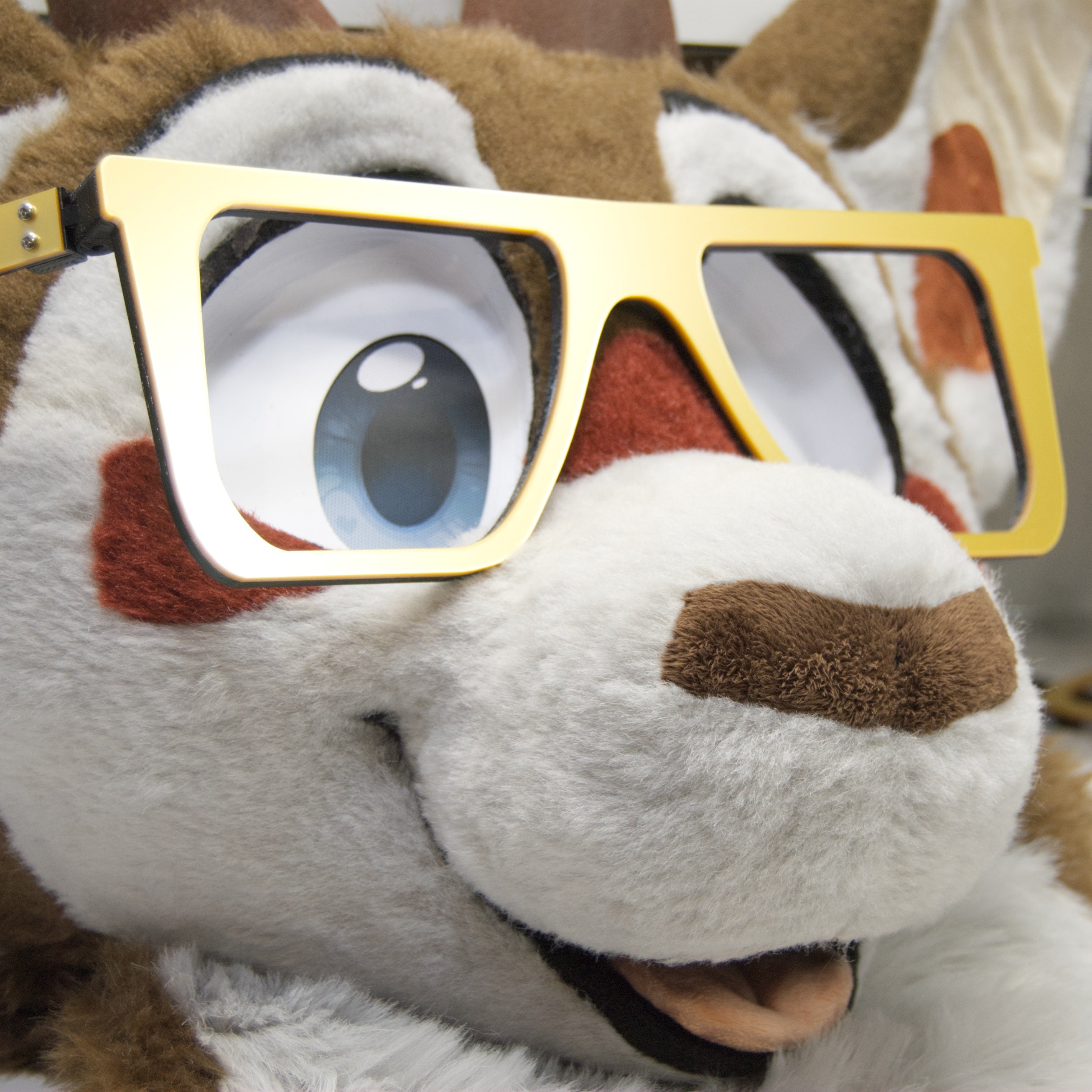 Acrylic Nerdy Fursuit Glasses