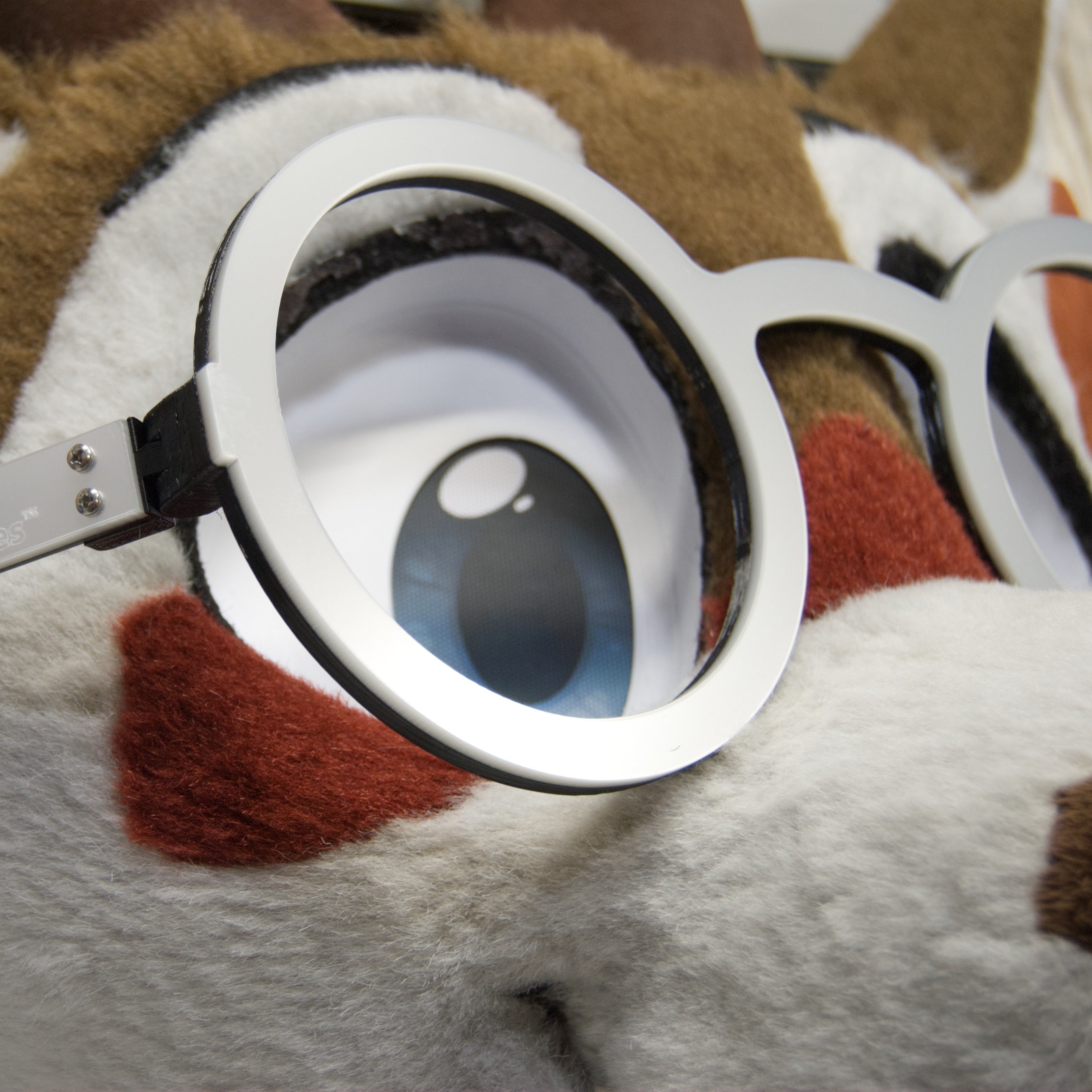 Acrylic Circle Fursuit Glasses