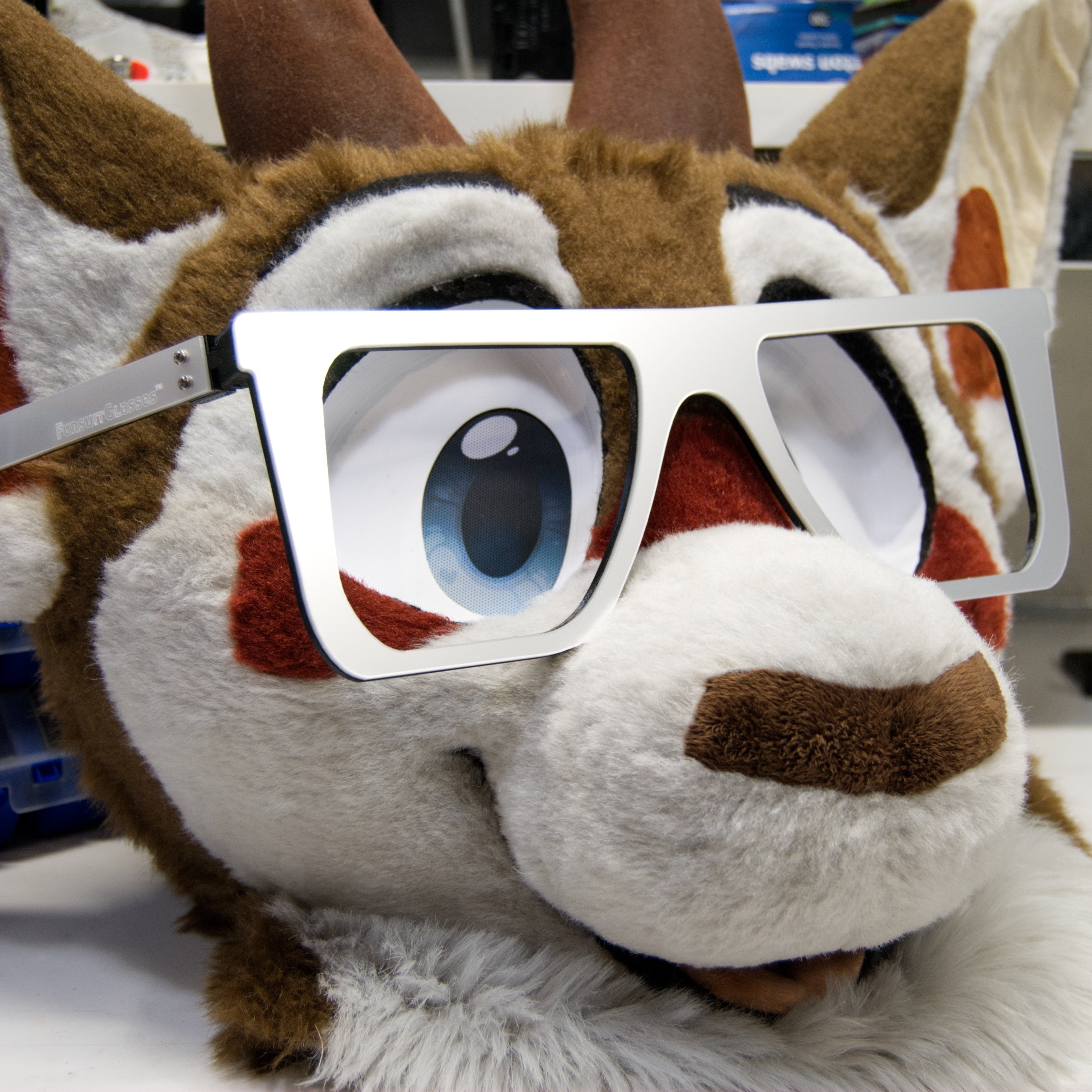 Acrylic Nerdy Fursuit Glasses