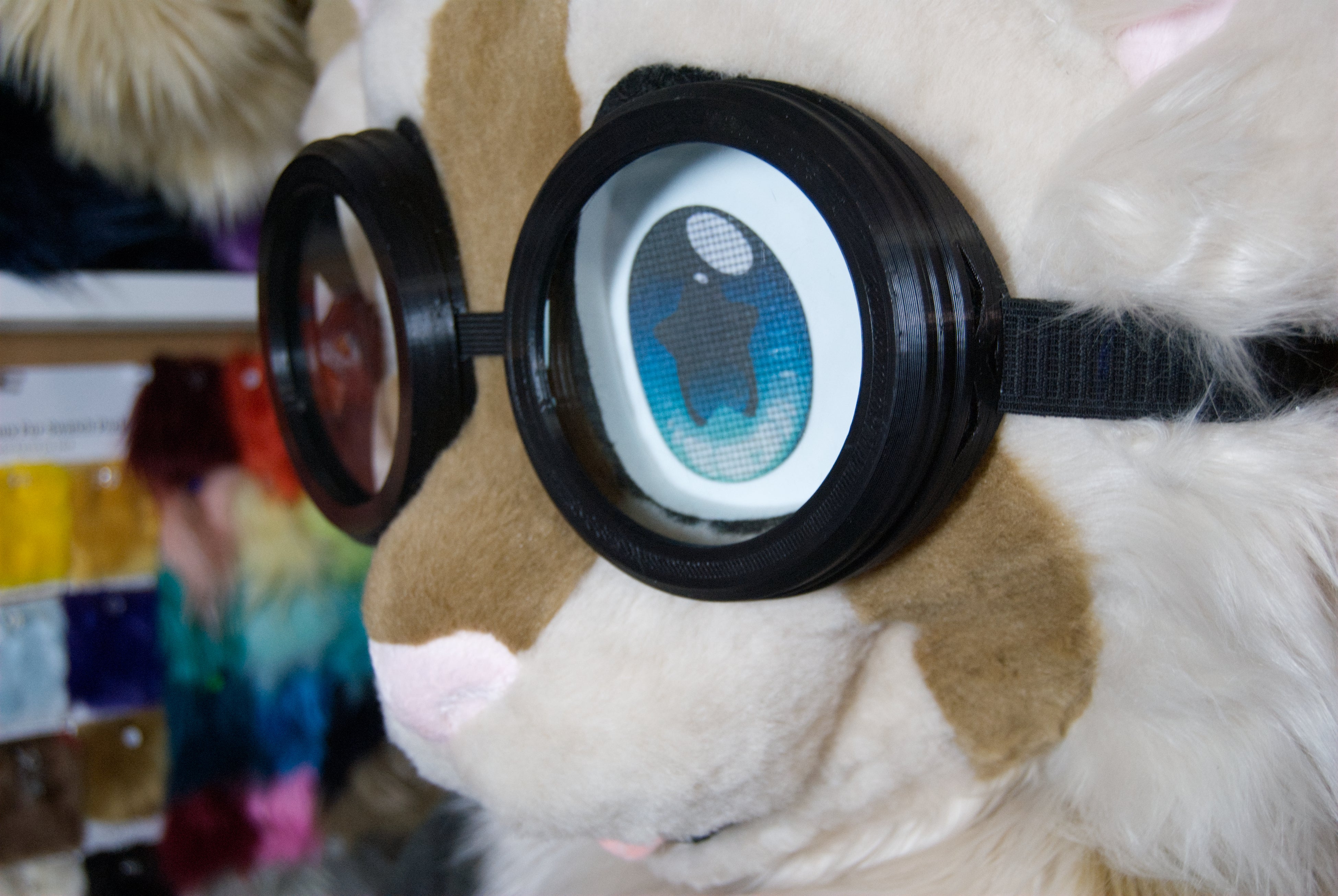 Plastic Goggles for Fursuit