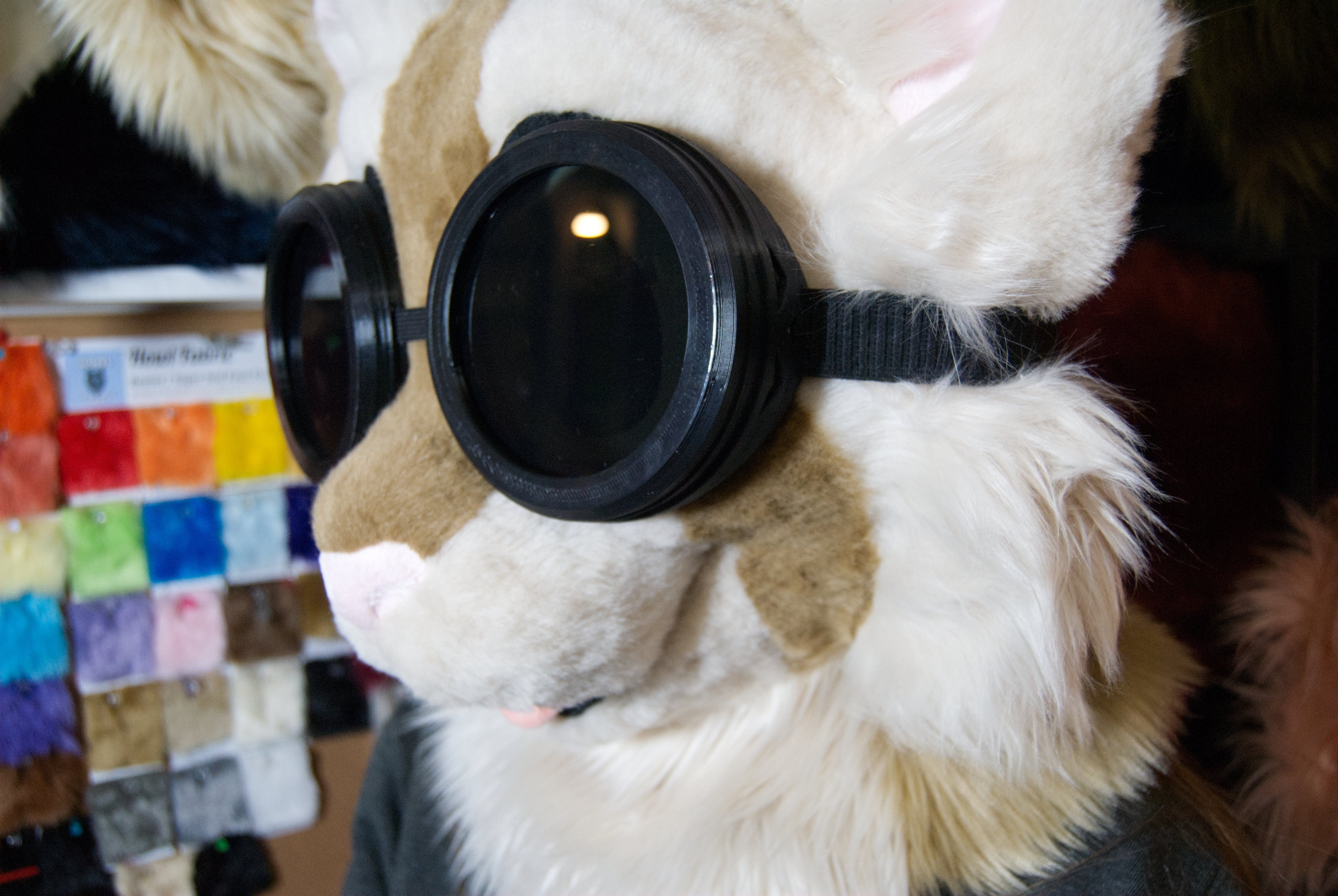 Plastic Goggles for Fursuit
