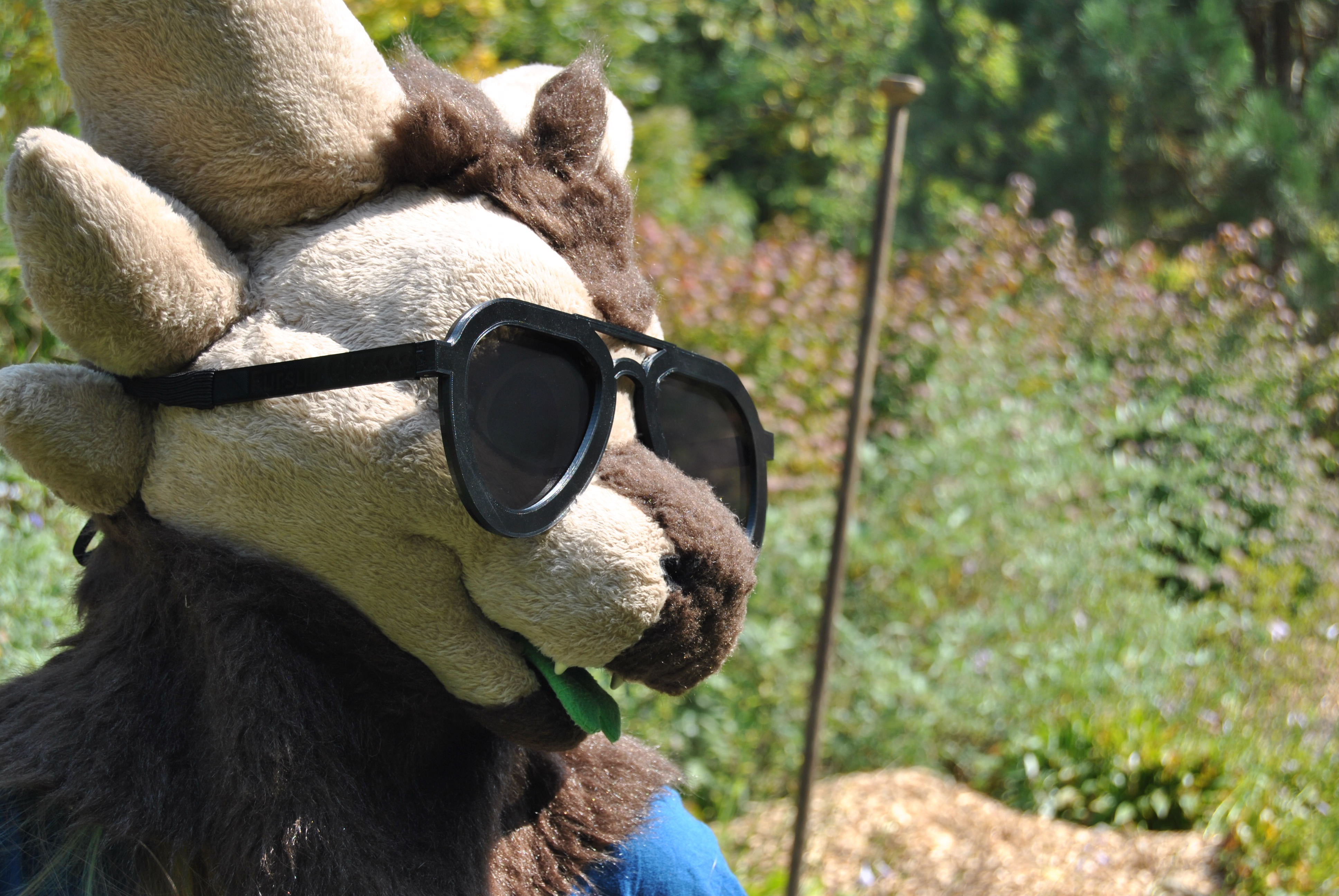 Plastic Aviator Fursuit Glasses