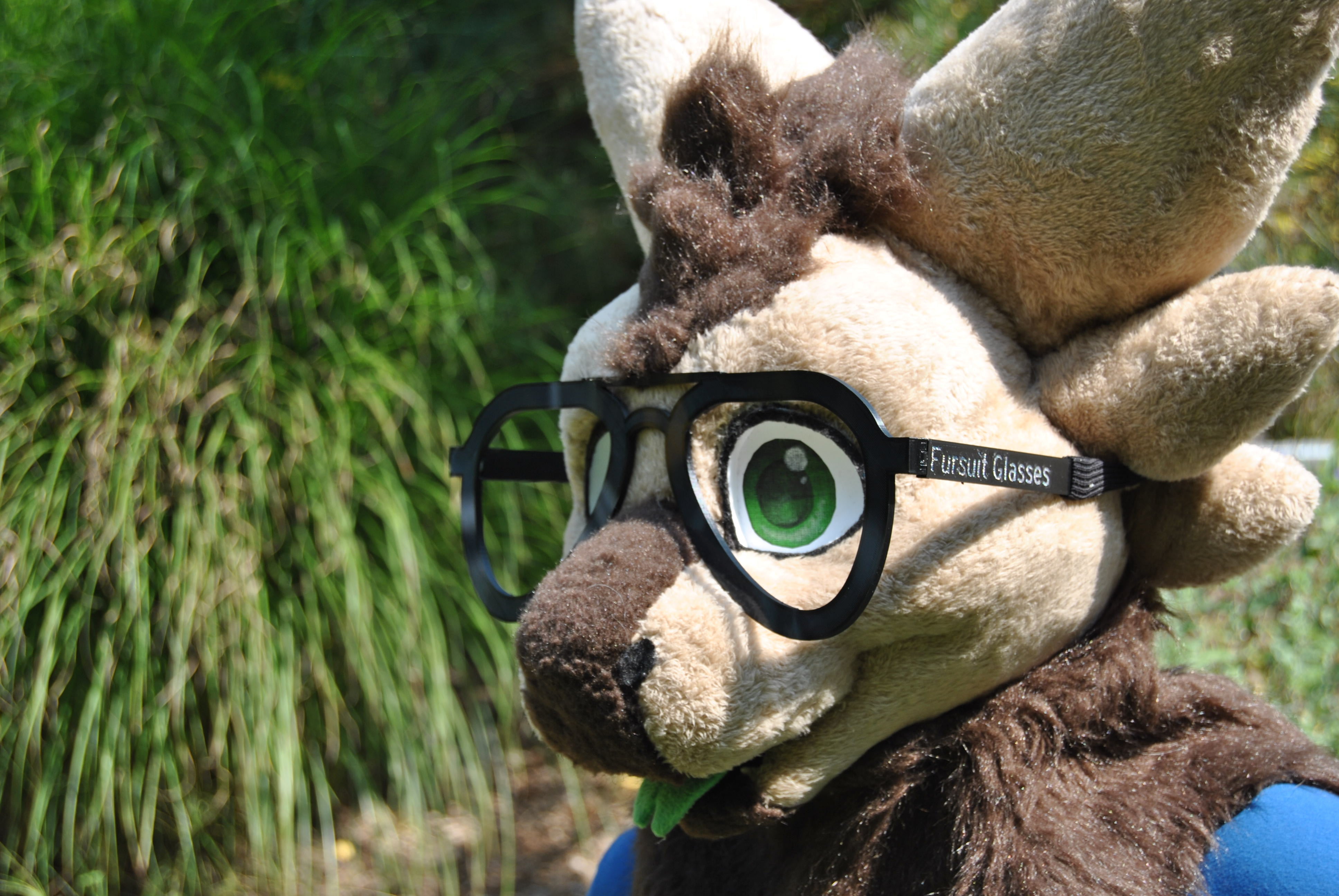 Plastic Aviator Fursuit Glasses