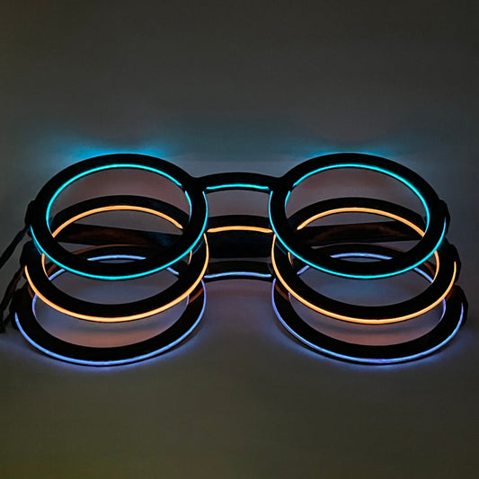 EL Wire Fursuit Glasses