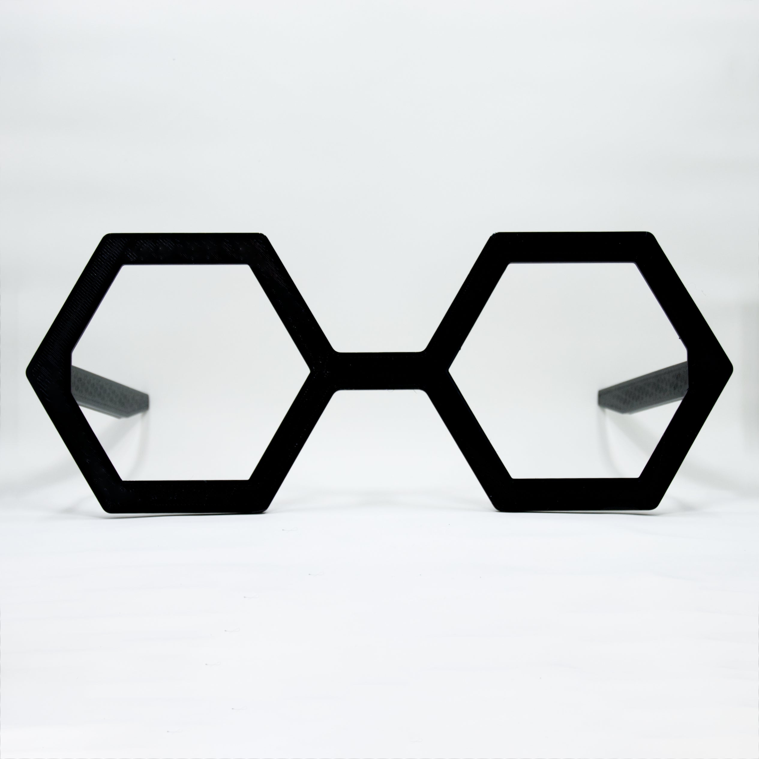 Plastic Hexagon Fursuit Glasses