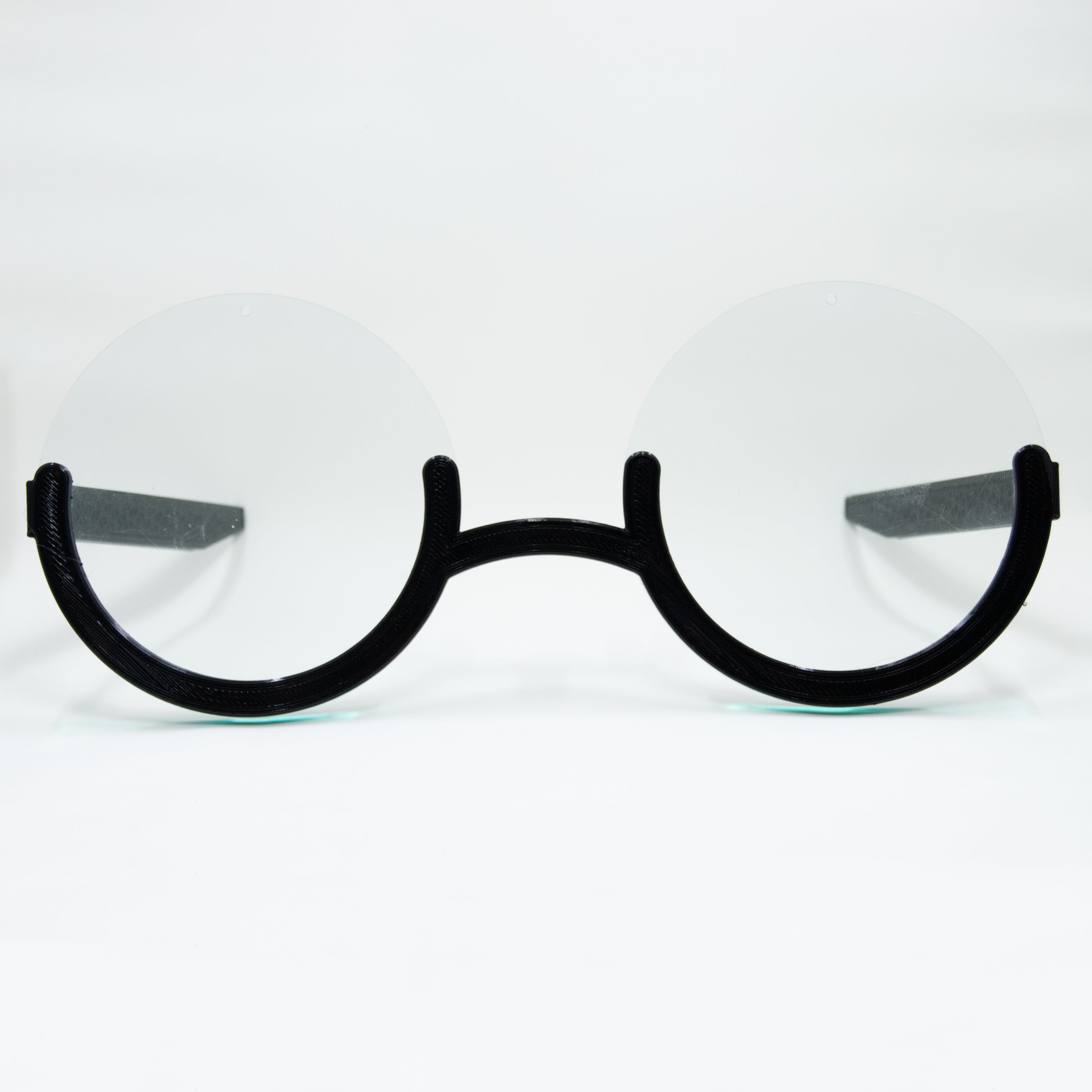Plastic Circle Fursuit Glasses
