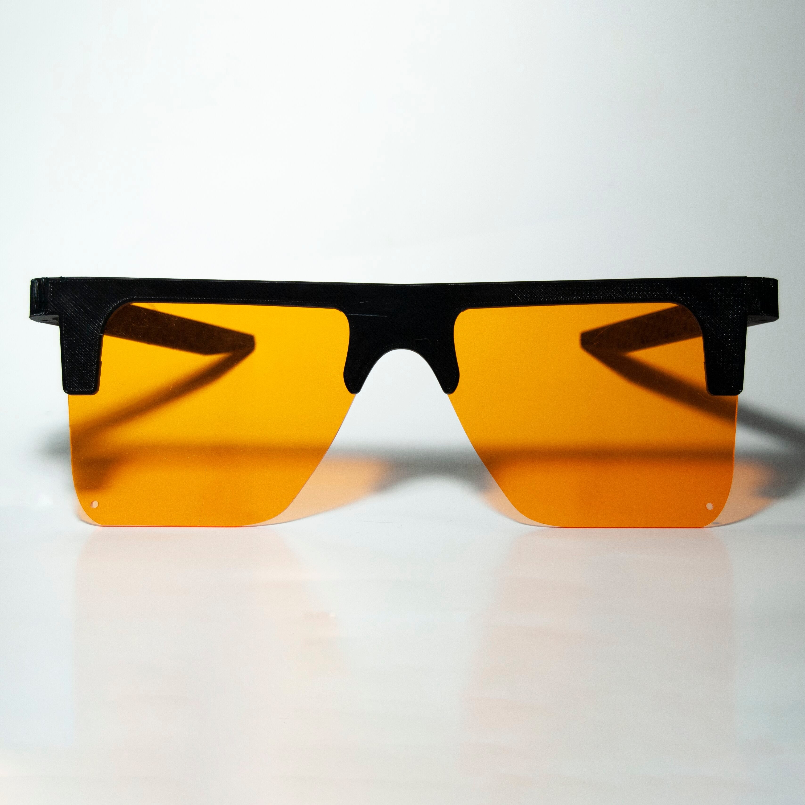 Plastic Nerdy Fursuit Glasses