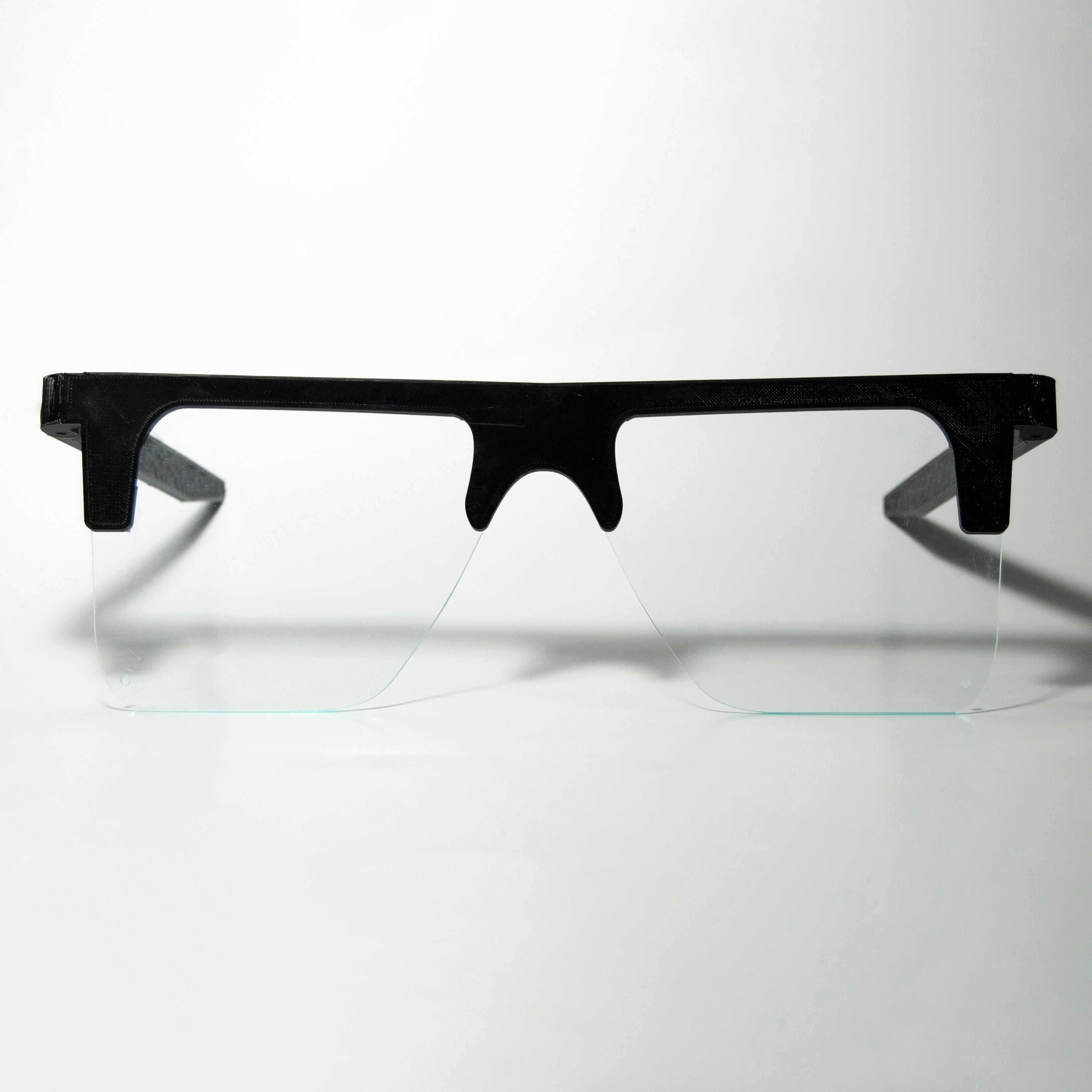 Plastic Nerdy Fursuit Glasses
