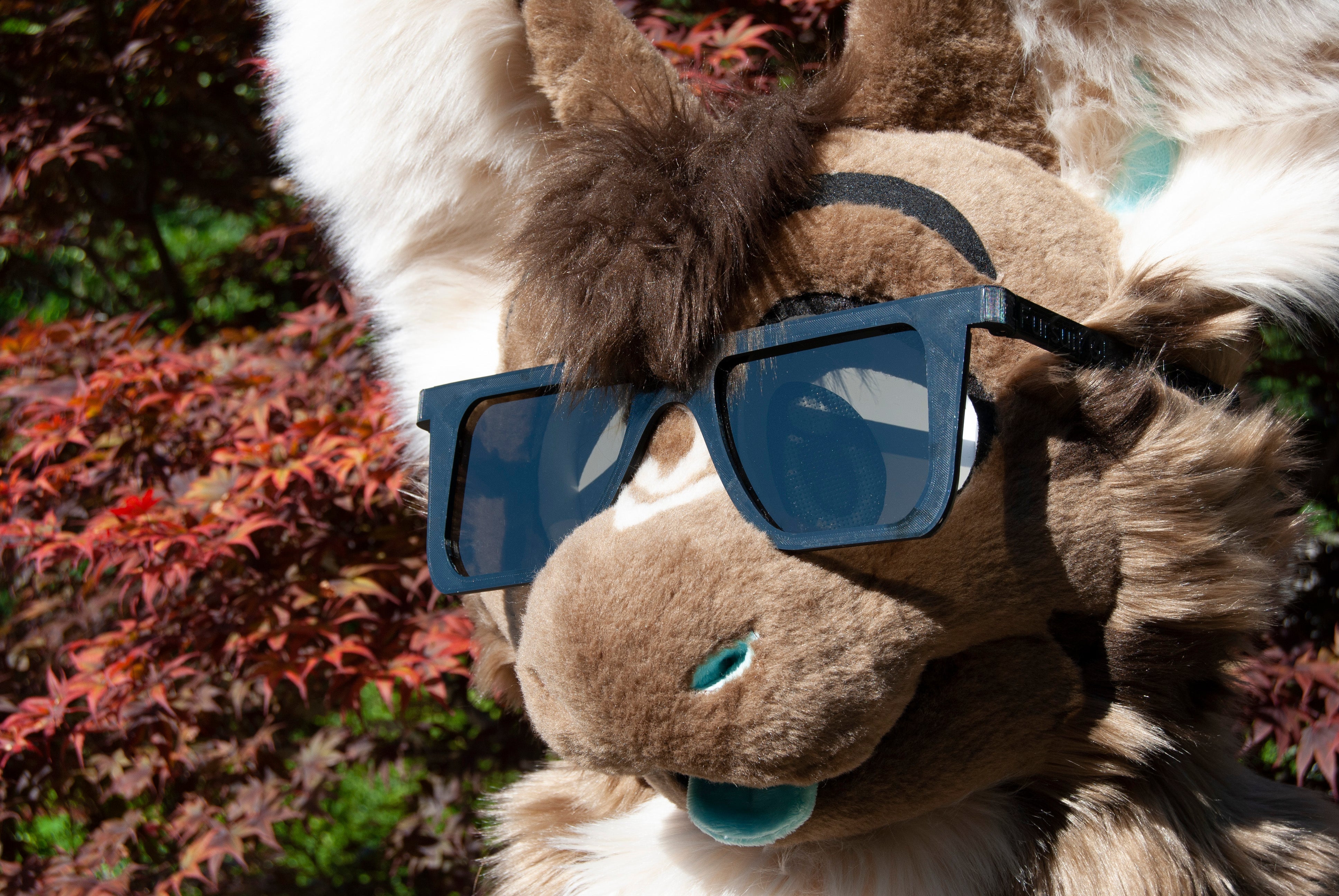 Plastic Nerdy Fursuit Glasses