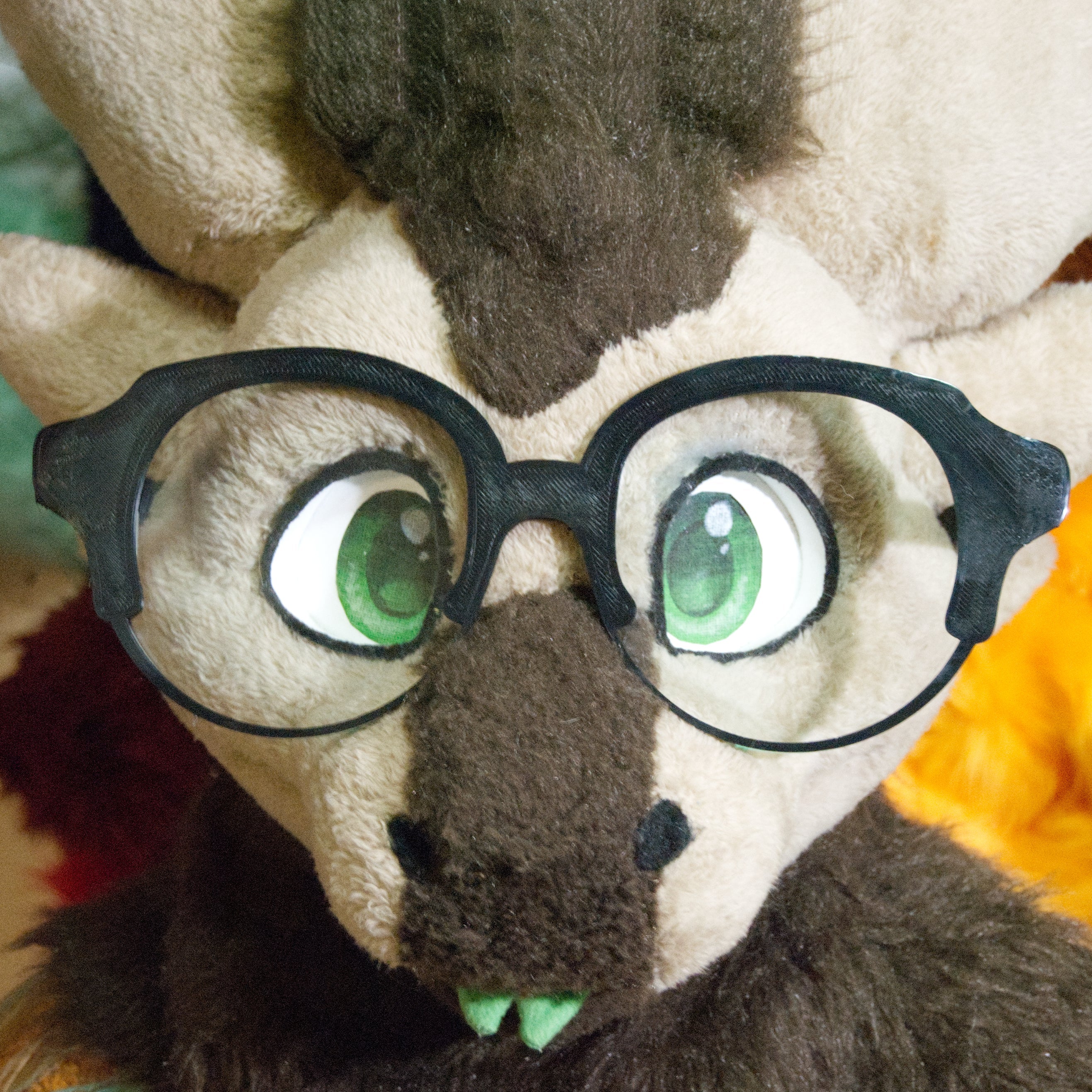 Plastic Classic Fursuit Glasses