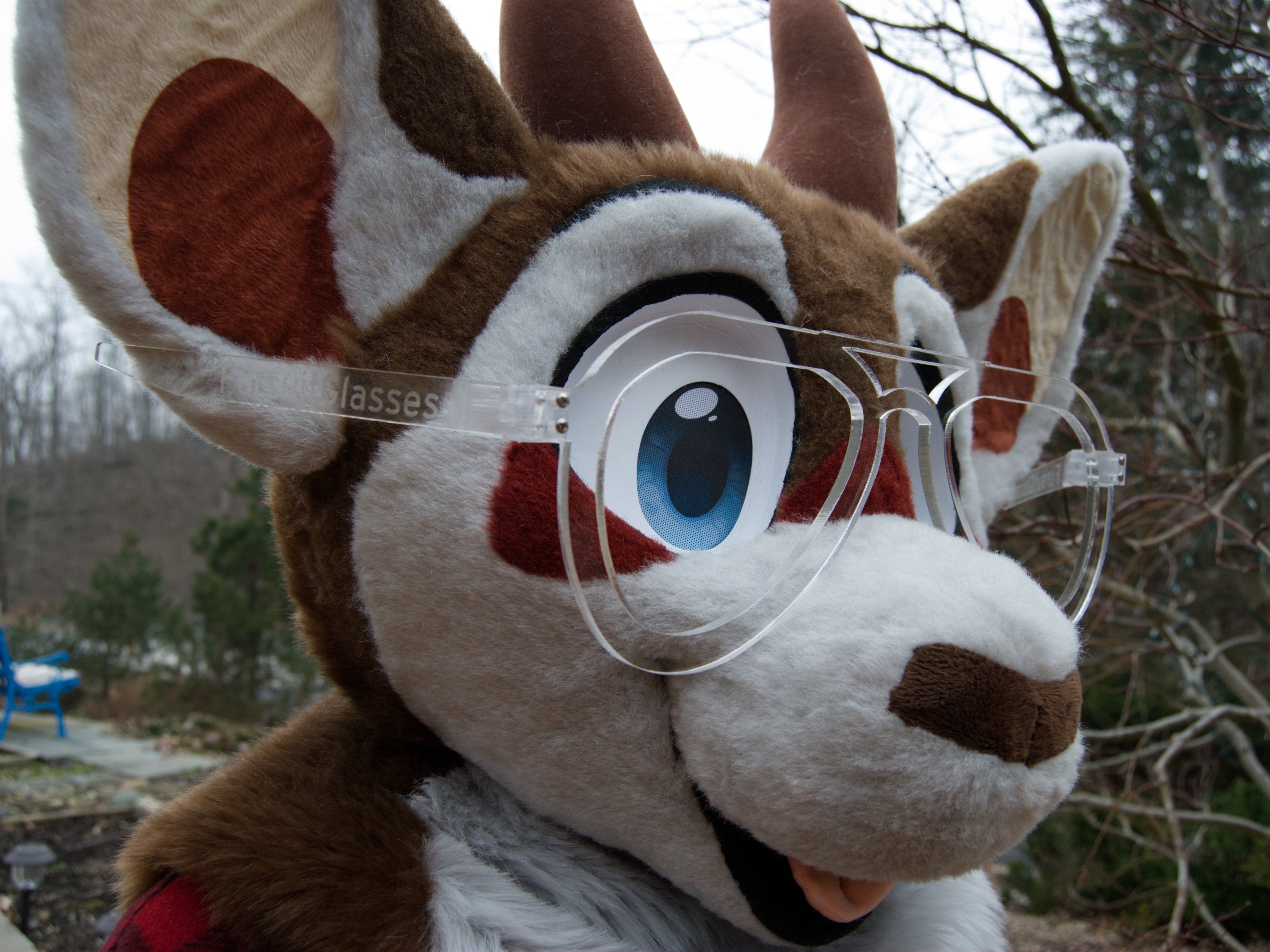 Acrylic Aviator Fursuit Glasses