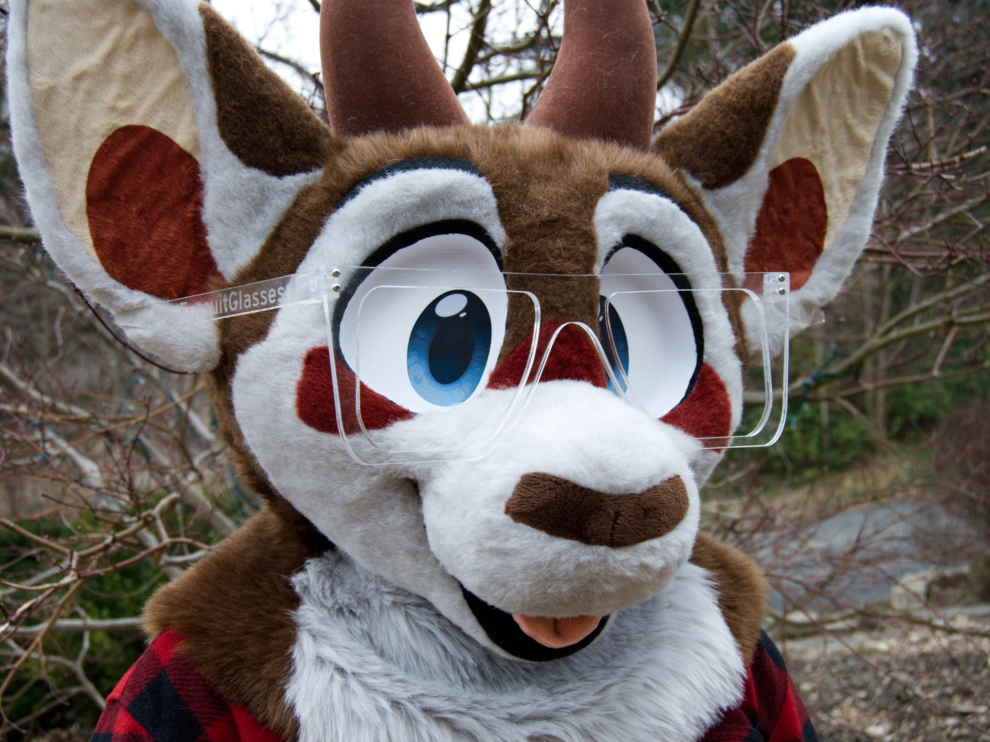 Acrylic Nerdy Fursuit Glasses